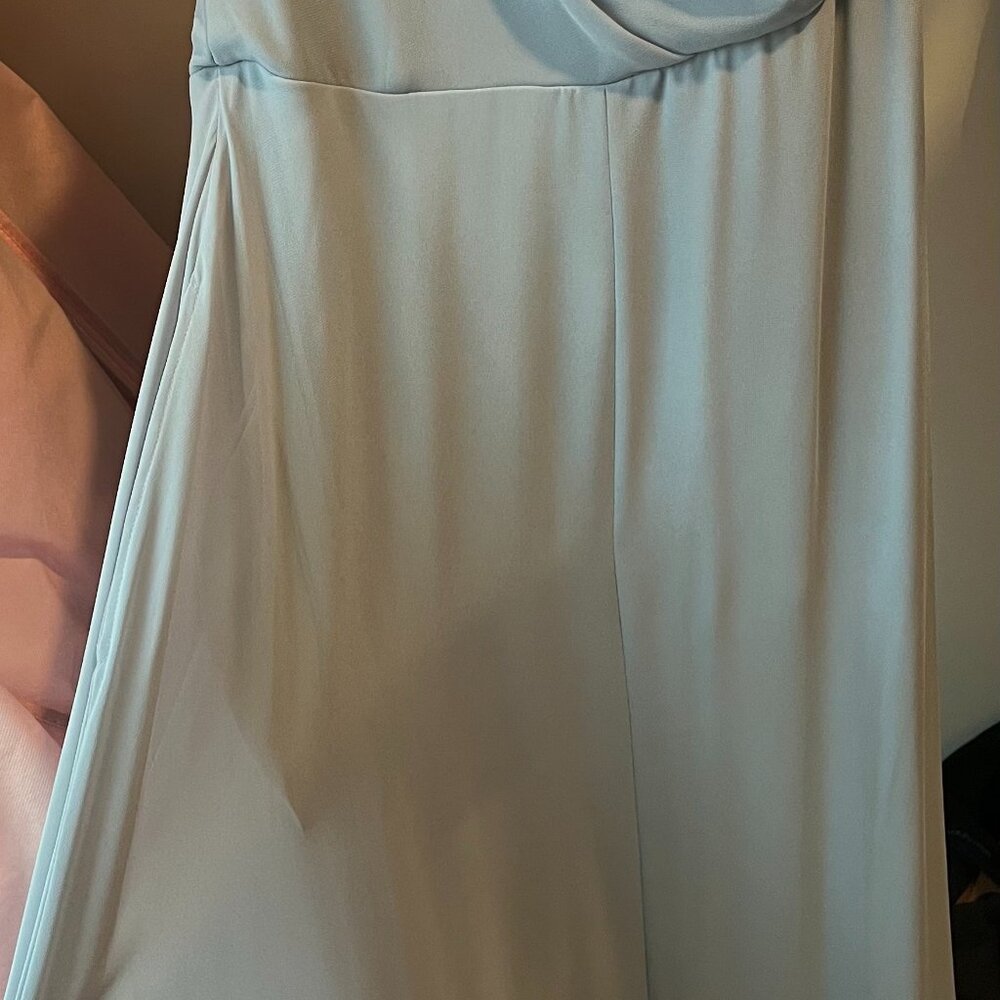 Birdy Grey Kira One-Shoulder Dress in dusty blue - Picture 5 of 5
